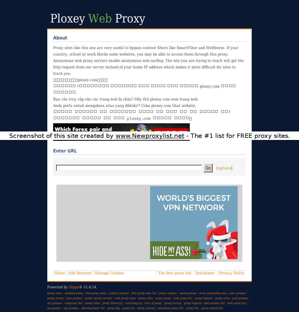 new free proxy site list