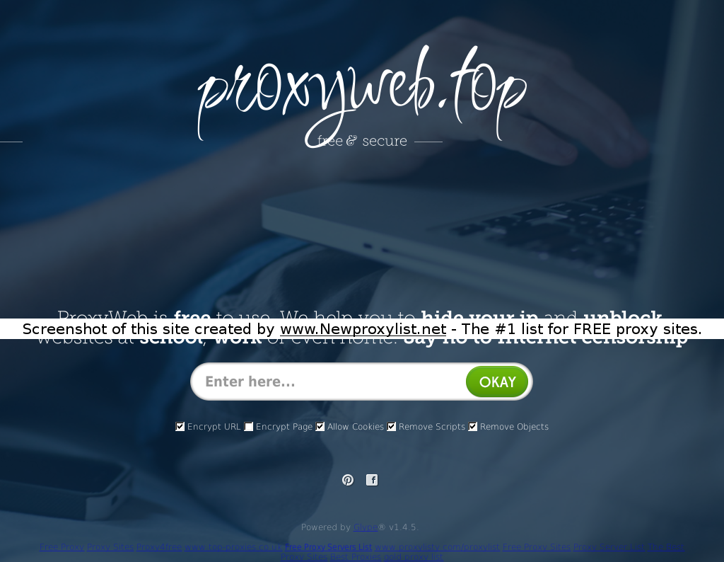 New Proxy List Proxy Site Details For.